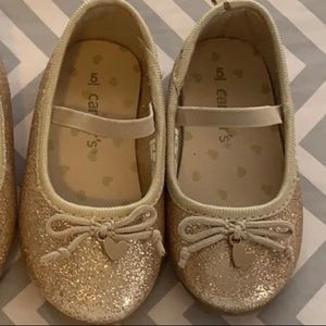 Fold sparkle flats